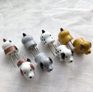 Vintage Dog Corn Cob Holders